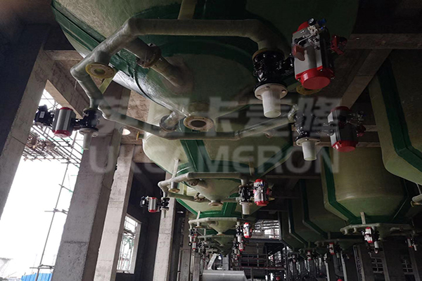 进口气动法兰球阀案列