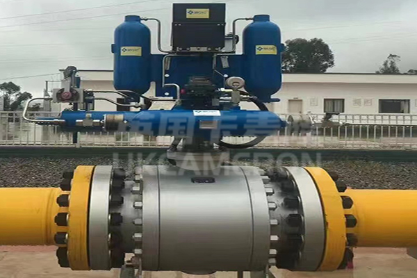 进口气液联动球阀案列